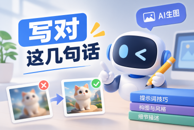 AI画图总跑偏？把这几句话写对就够了